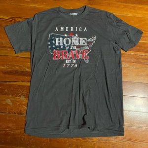 Patriotic “Home of the Brave” tshirt